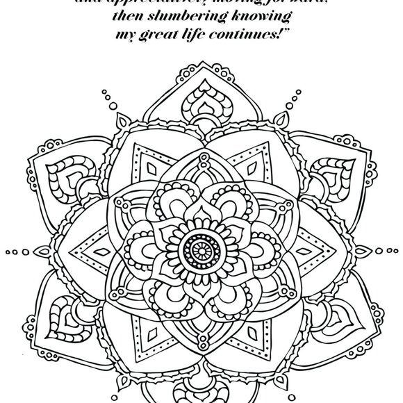 Colorful Positivity: Empower your life & Soothe your soul Coloring Book - Picture 11 of 16